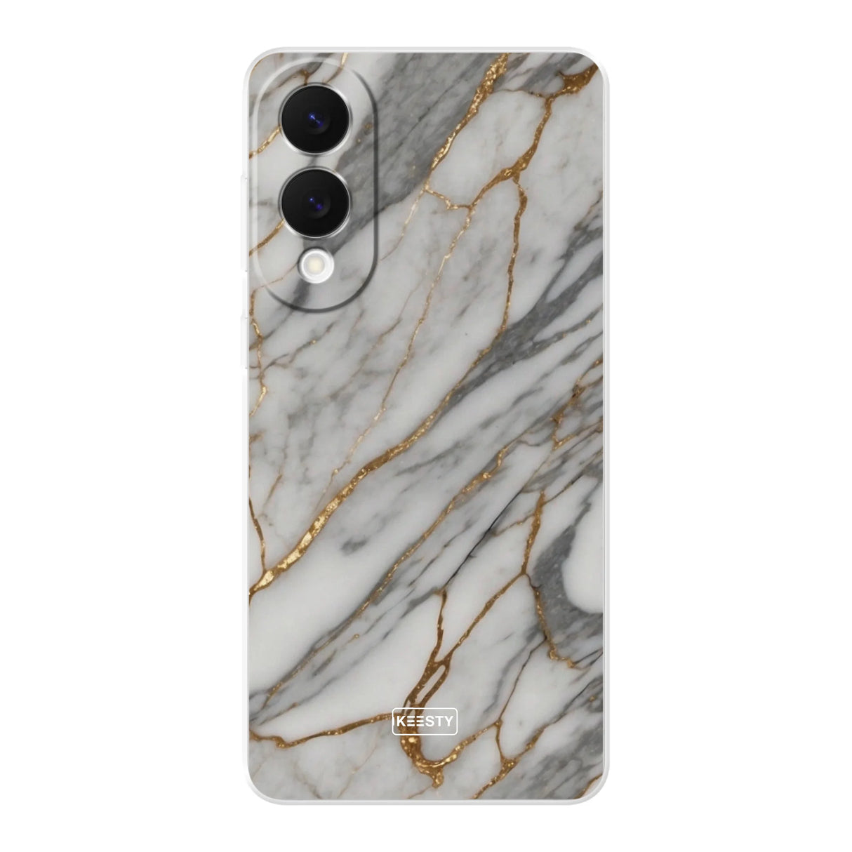 Telefoonhoesje Maken - Marble Green - Soft Case
