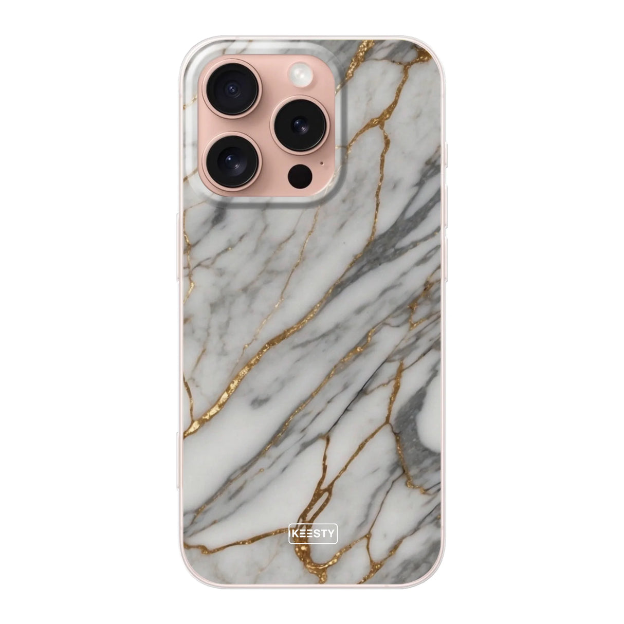 Telefoonhoesje Maken - Marble Green - Soft Case