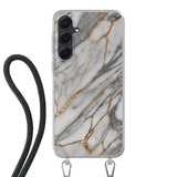 Telefoonhoesje ontwerpen - Marble Green - Hoesje met koord