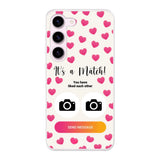 Telefoonhoesje Met Foto - It's a match - Soft hoesje
