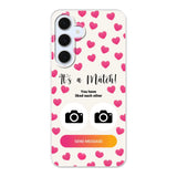 Telefoonhoesje Met Foto - It's a match - Soft hoesje