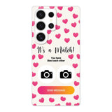 Telefoonhoesje Met Foto - It's a match - Soft hoesje