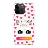 Telefoonhoesje Met Foto - It's a match - Soft hoesje