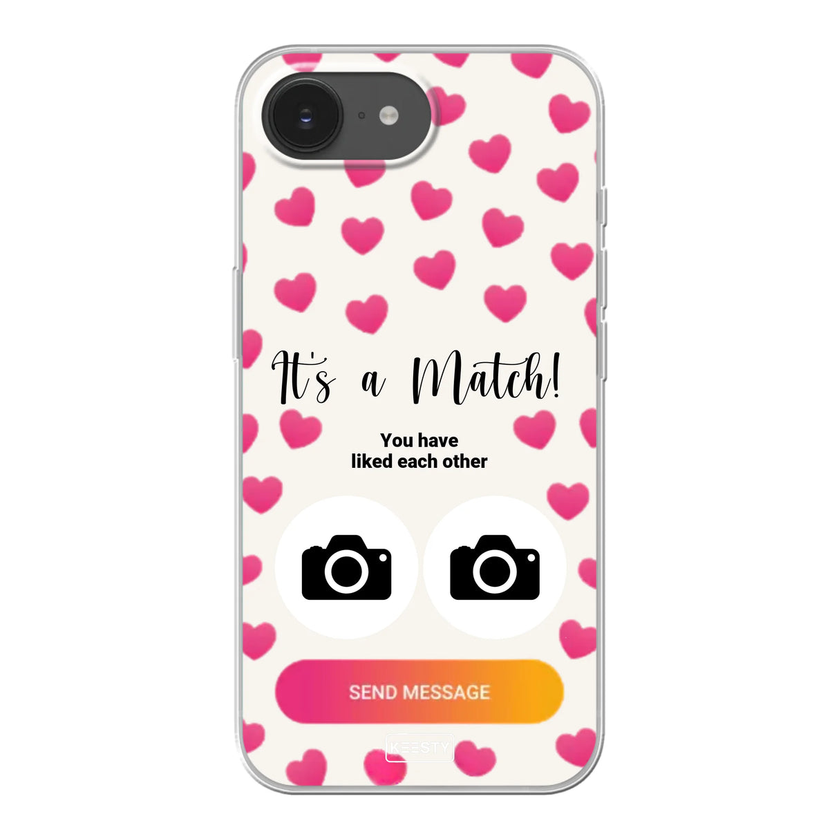 Telefoonhoesje Met Foto - It's a match - Soft hoesje