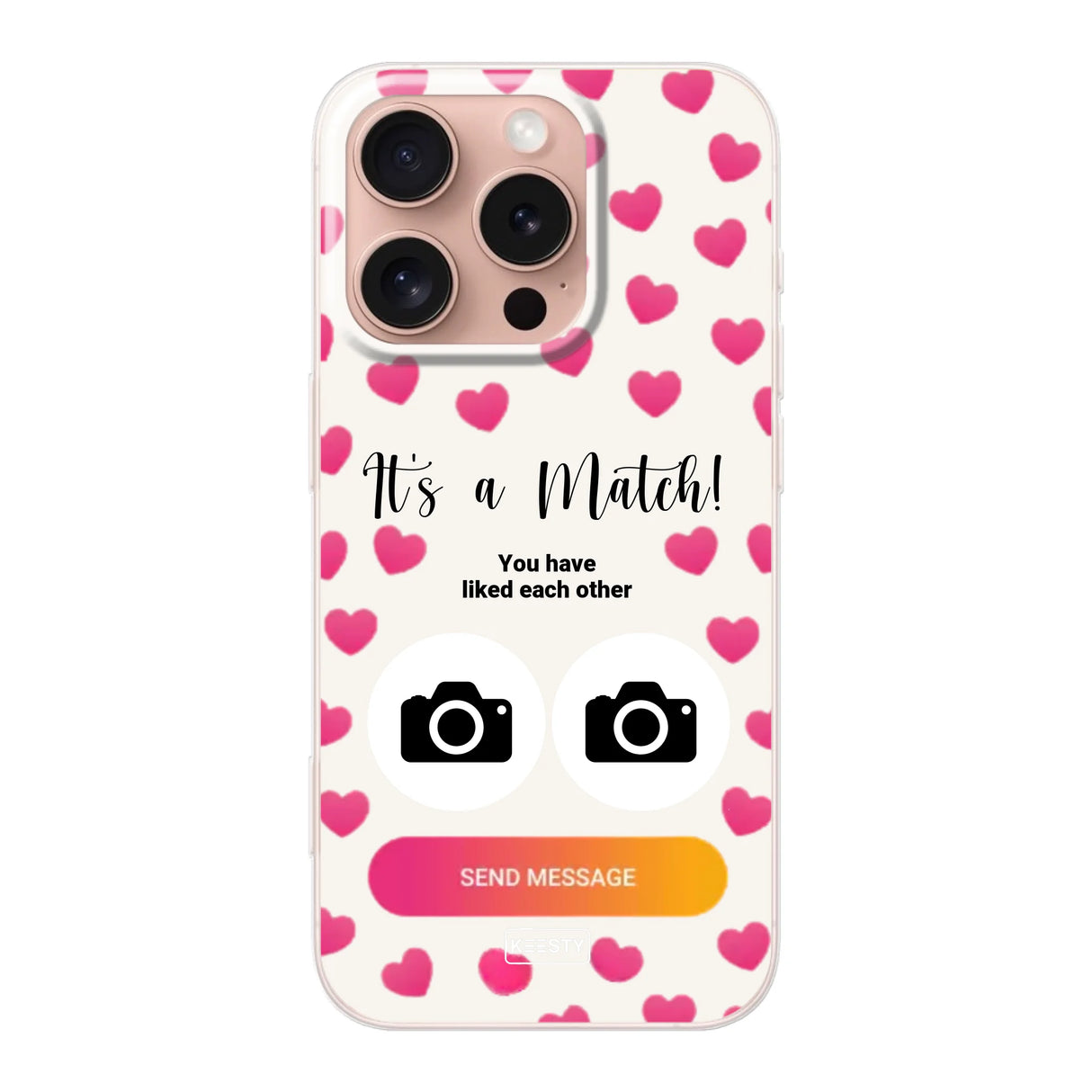 Telefoonhoesje Met Foto - It's a match - Soft hoesje