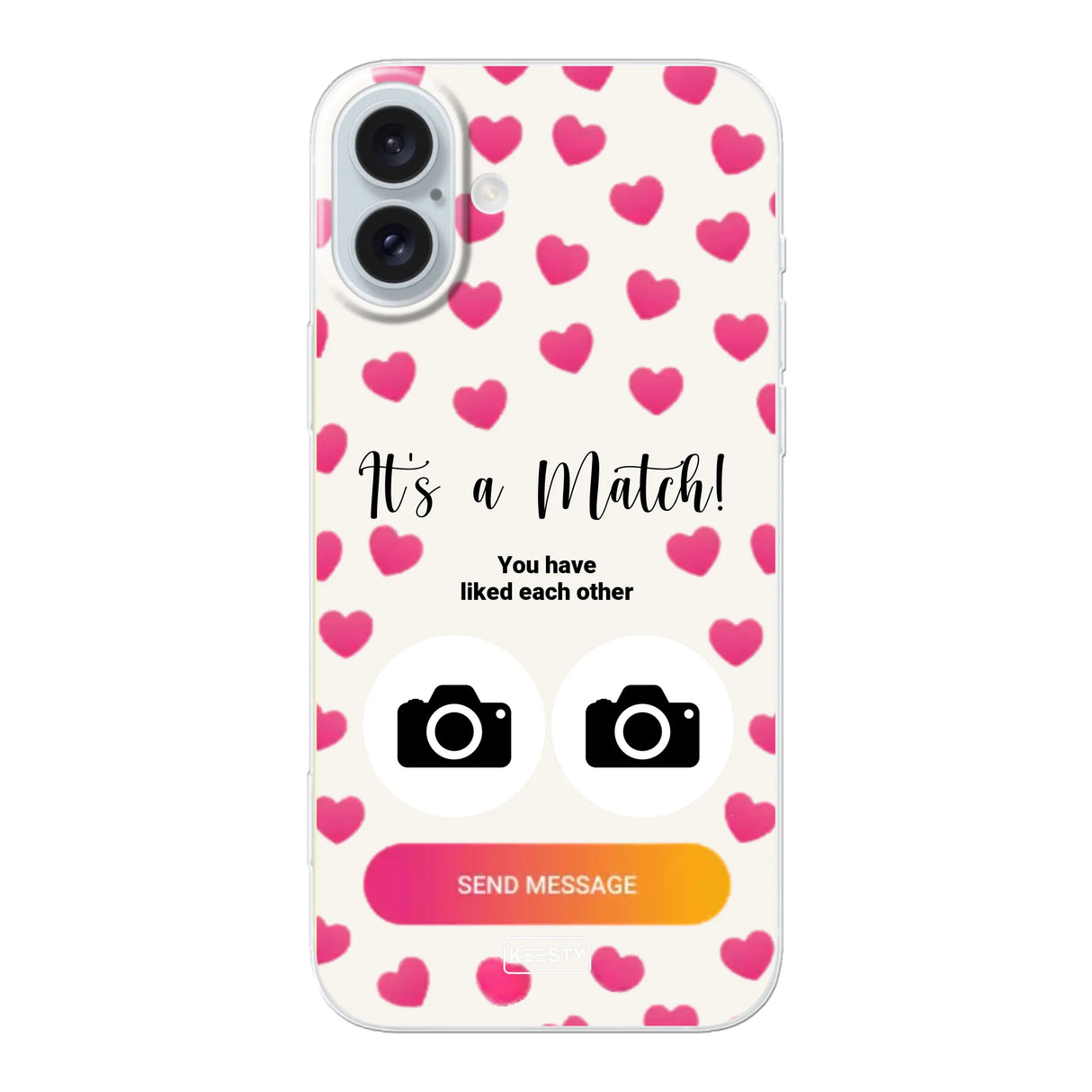 Telefoonhoesje Met Foto - It's a match - Soft hoesje