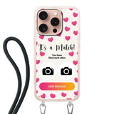 Telefoonhoesje Met Foto - It's a match - Hoesje met koord