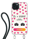 Telefoonhoesje Met Foto - It's a match - Hoesje met koord