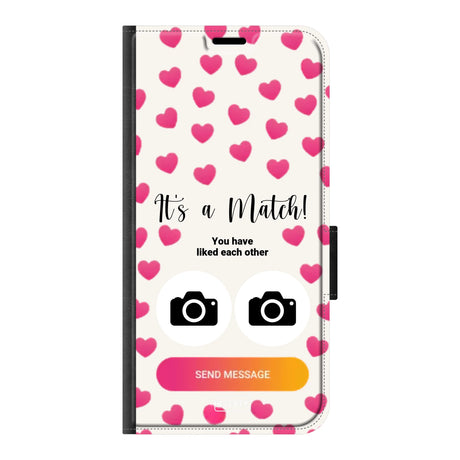 Telefoonhoesje Met Foto - It's a match - Portemonnee hoesje