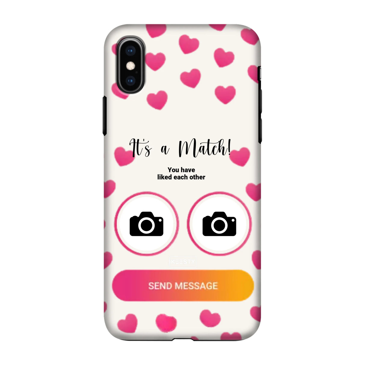 Telefoonhoesje Met Foto - It's a match - Tough hoesje