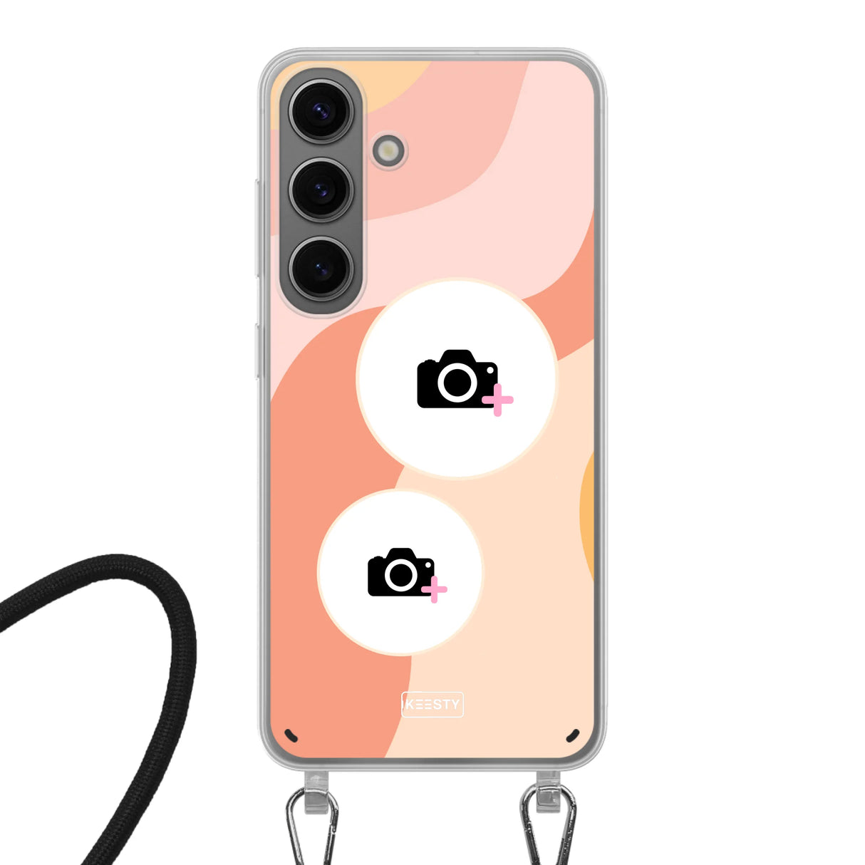 Telefoonhoesje Met Foto - Retro 2 - Hoesje met koord