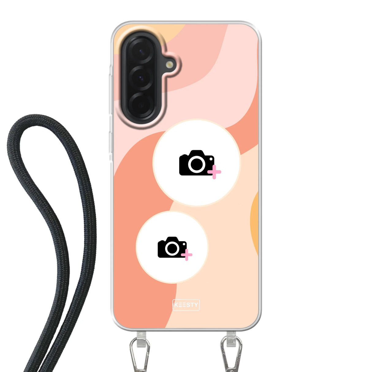 Telefoonhoesje Met Foto - Retro 2 - Hoesje met koord