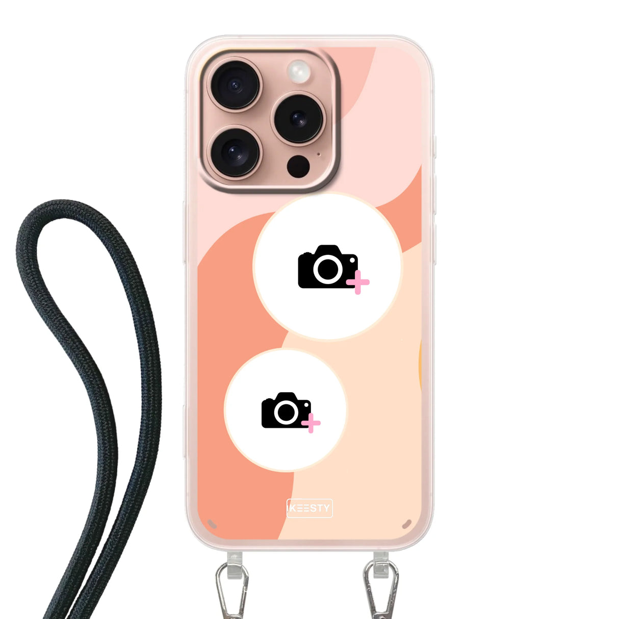 Telefoonhoesje Met Foto - Retro 2 - Hoesje met koord