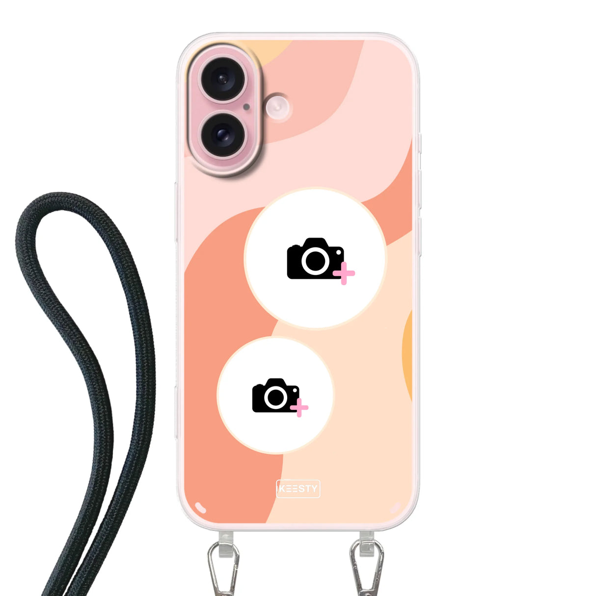 Telefoonhoesje Met Foto - Retro 2 - Hoesje met koord