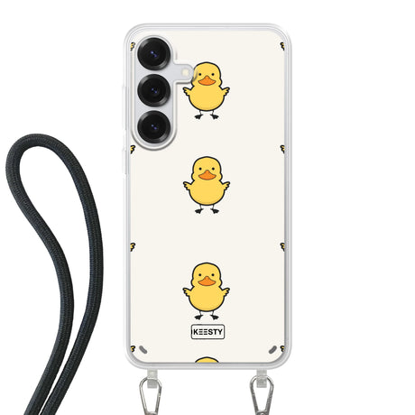 Telefoonhoesje Met Foto - Eend met achtergrond - Hoesje met koord