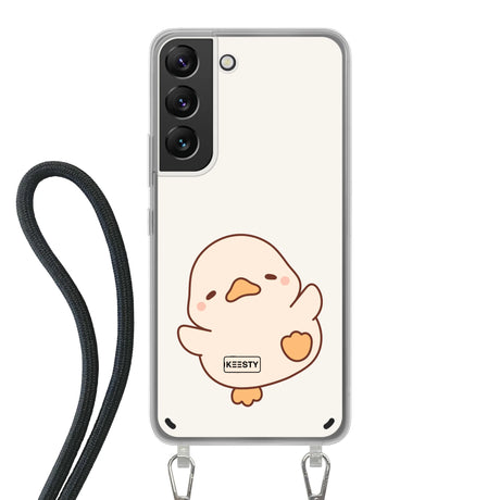 Telefoonhoesje Met Foto - Eend leuk - Hoesje met koord