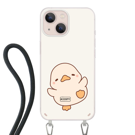 Telefoonhoesje Met Foto - Eend leuk - Hoesje met koord