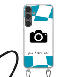 Samsung Galaxy S24 Plus Crossbody case (back printed, transparent)