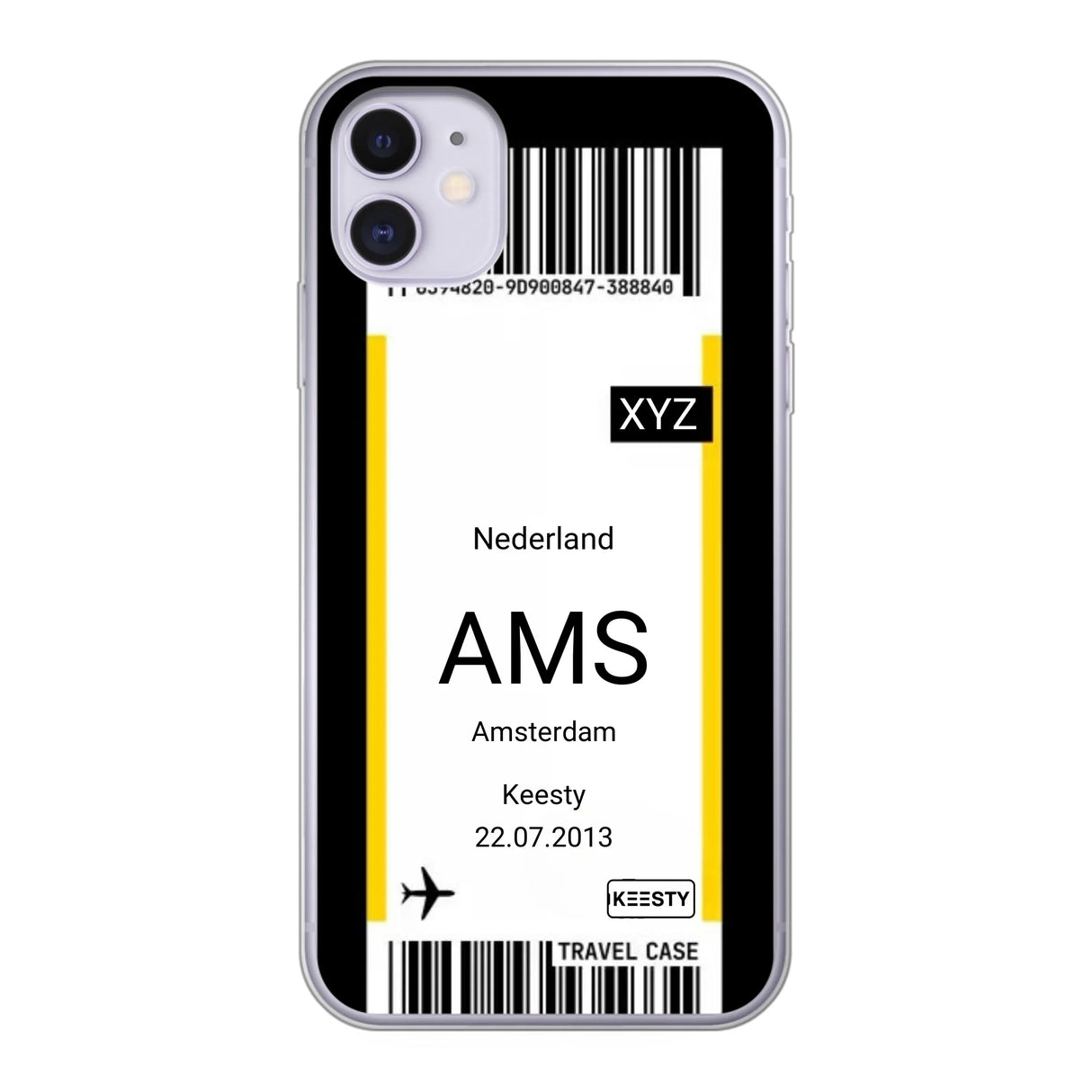 Vliegticket °1 - Telefoonhoesje maken