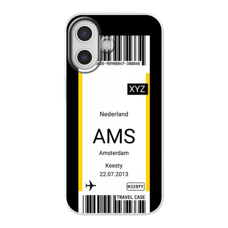 Eigen hoesje maken - Vliegticket - Soft hoesje