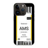Eigen hoesje maken - Vliegticket - Soft hoesje