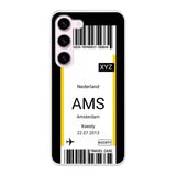 Eigen hoesje maken - Vliegticket - Soft hoesje