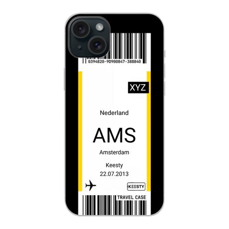 Eigen hoesje maken - Vliegticket - Soft hoesje