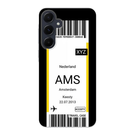 Eigen hoesje maken - Vliegticket - Soft hoesje