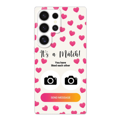 Telefoonhoesje Met Foto - It's a match - Soft hoesje