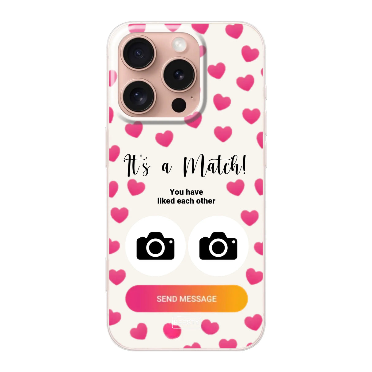 Telefoonhoesje Met Foto - It's a match - Soft hoesje