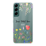 Telefoonhoesje Met Foto Maken - Bloemen - Soft hoesje