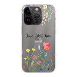 Telefoonhoesje Met Foto Maken - Bloemen - Soft hoesje