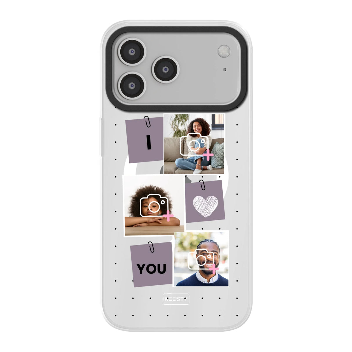 Apple iPhone 17 Pro Max hybrid case with magsafe back printed transparant