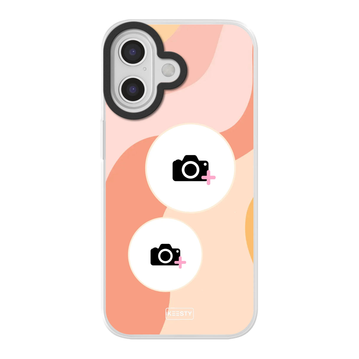 Apple iPhone 17 hybrid case with magsafe back printed transparant