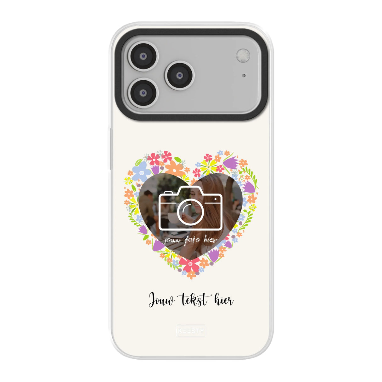 Apple iPhone 17 Pro Max hybrid case with magsafe back printed transparant
