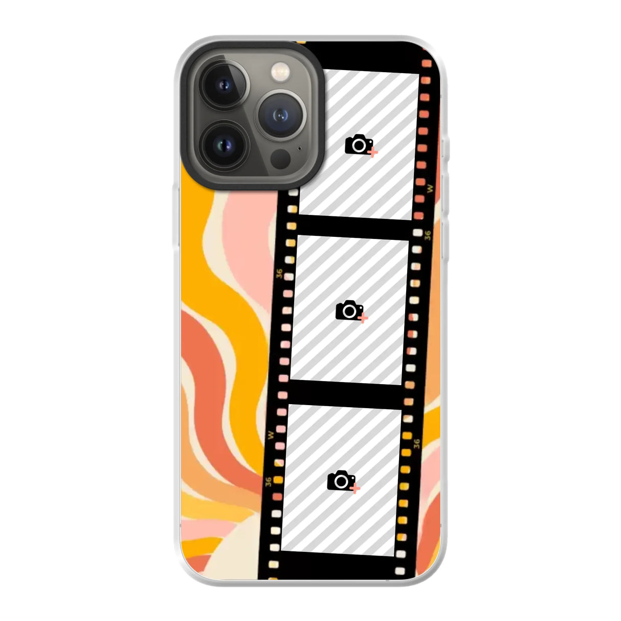 Apple iPhone 13 Pro Max hybrid case with magsafe back printed transparant