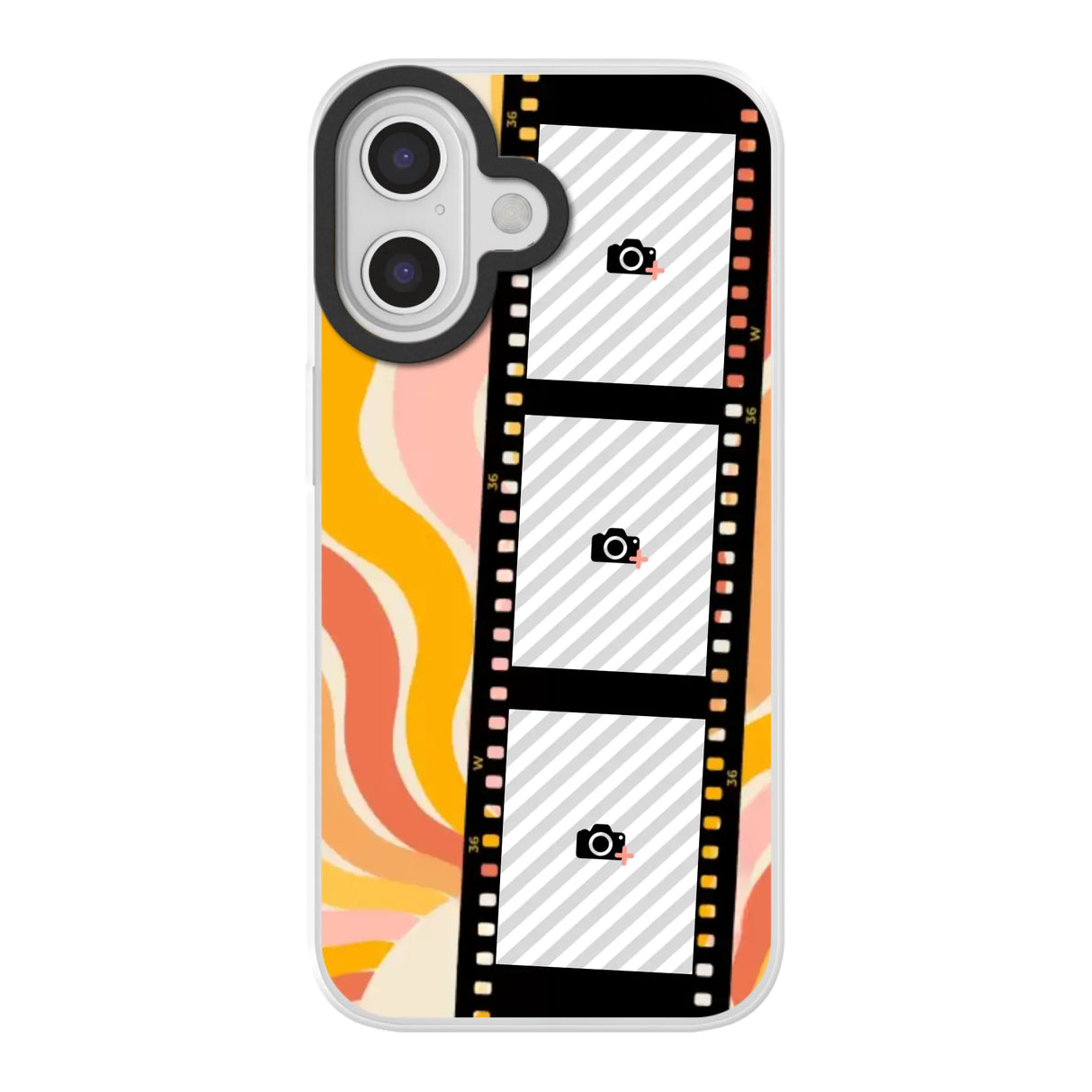 Apple iPhone 17 hybrid case with magsafe back printed transparant