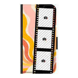 Apple iPhone 16 Plus wallet case front printed zwart