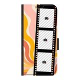 Apple iPhone 16 Pro Max wallet case front printed zwart