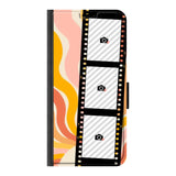 Apple iPhone 17 Air wallet case front printed zwart