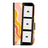 Apple iPhone 17 Pro Max wallet case front printed zwart