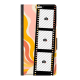 Samsung S25 Ultra wallet case front printed zwart