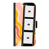 Samsung S23 Plus wallet case front printed zwart