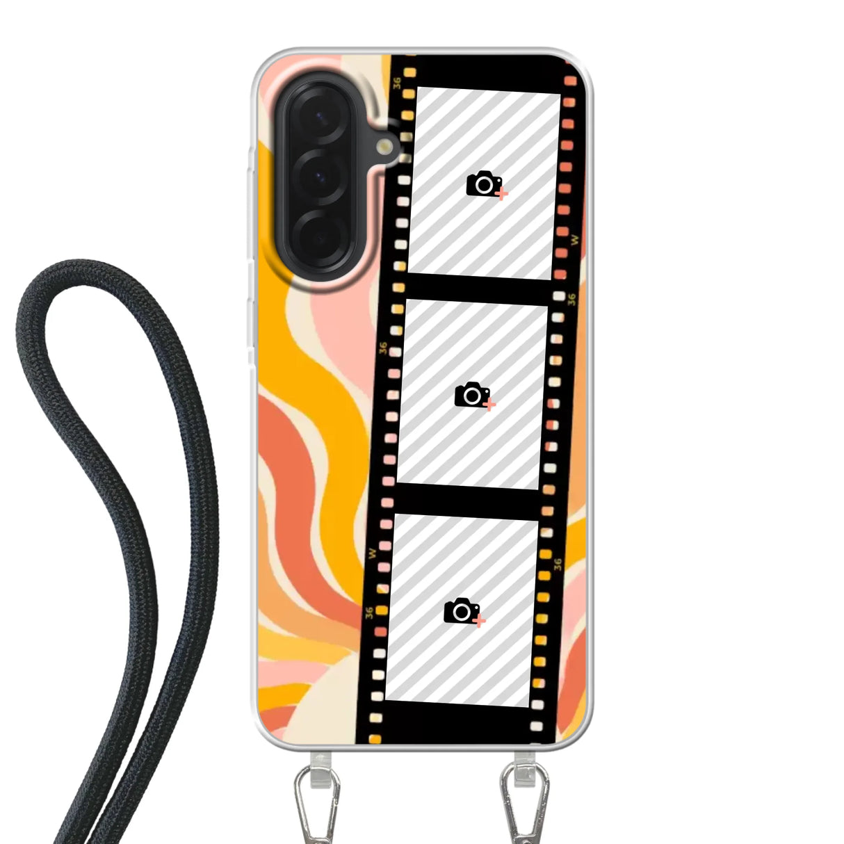 Samsung Galaxy A36 Crossbody case (back printed, transparent)