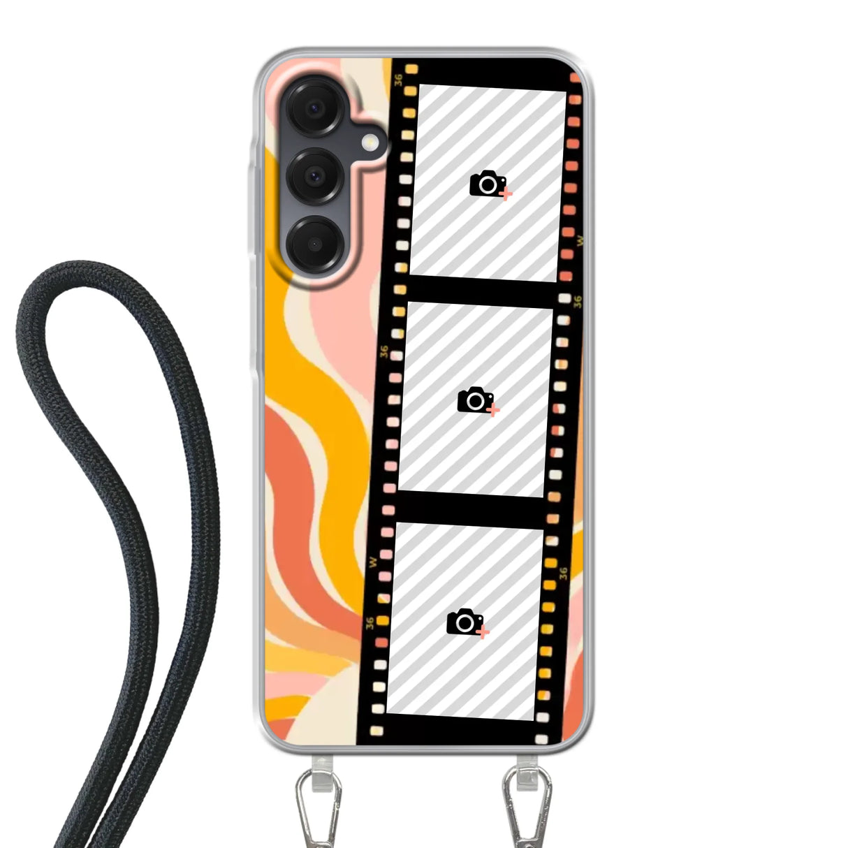 Samsung Galaxy A16: A16 5G Crossbody case (back printed, transparent)