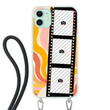 Apple iPhone 11 Crossbody case (back printed, transparent)