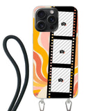 Apple iPhone 15 Pro Crossbody case (back printed, transparent)