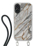 Apple iPhone 17 Crossbody case (back printed, transparent)