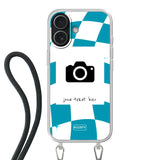 Apple iPhone 17 Crossbody case (back printed, transparent)