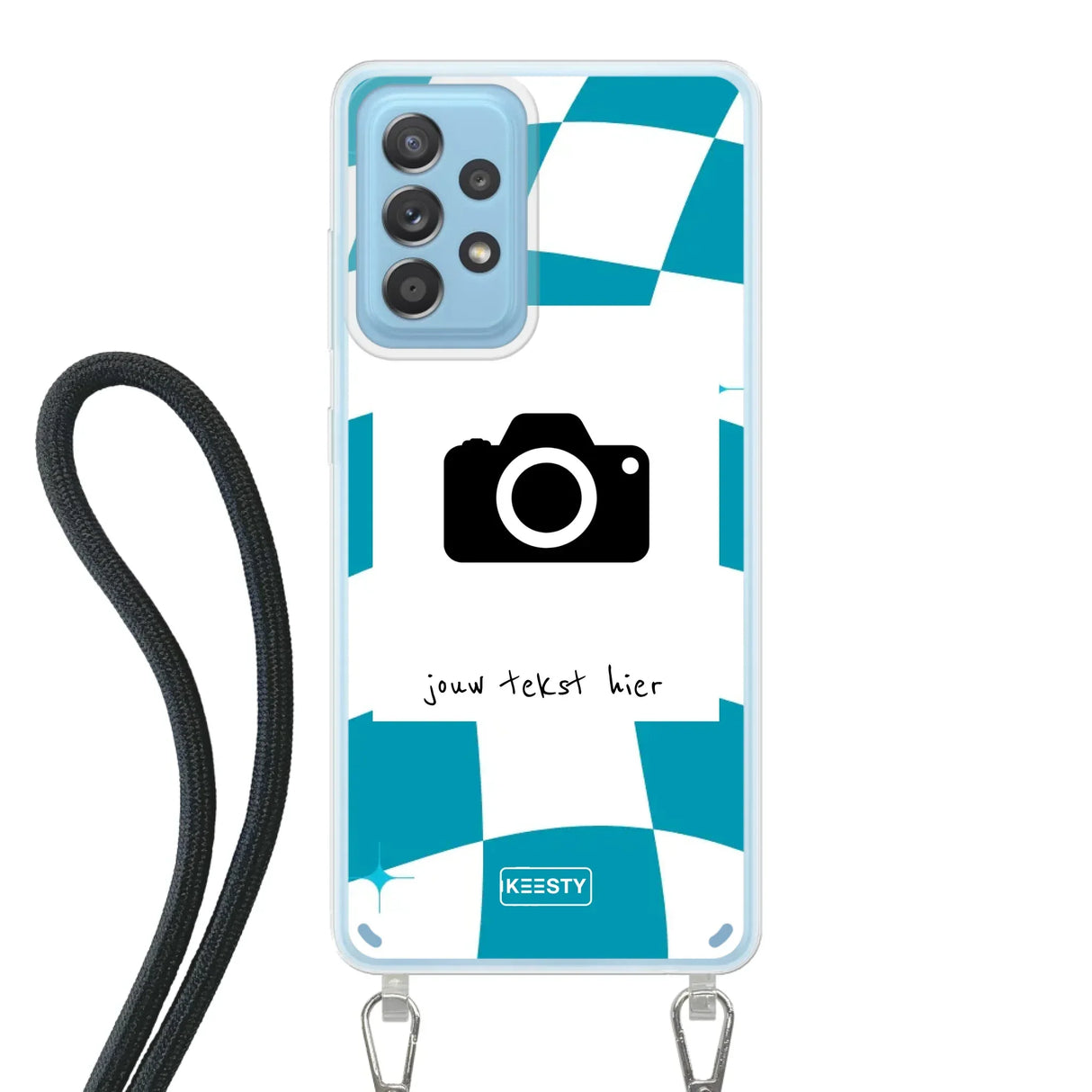 Samsung Galaxy A53 (5G) Crossbody case (back printed, transparent)